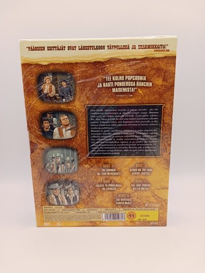 Bonanza - Veljekset Cartwright, 5DVD-Levyä (Alkuperäisissä muoveissa)