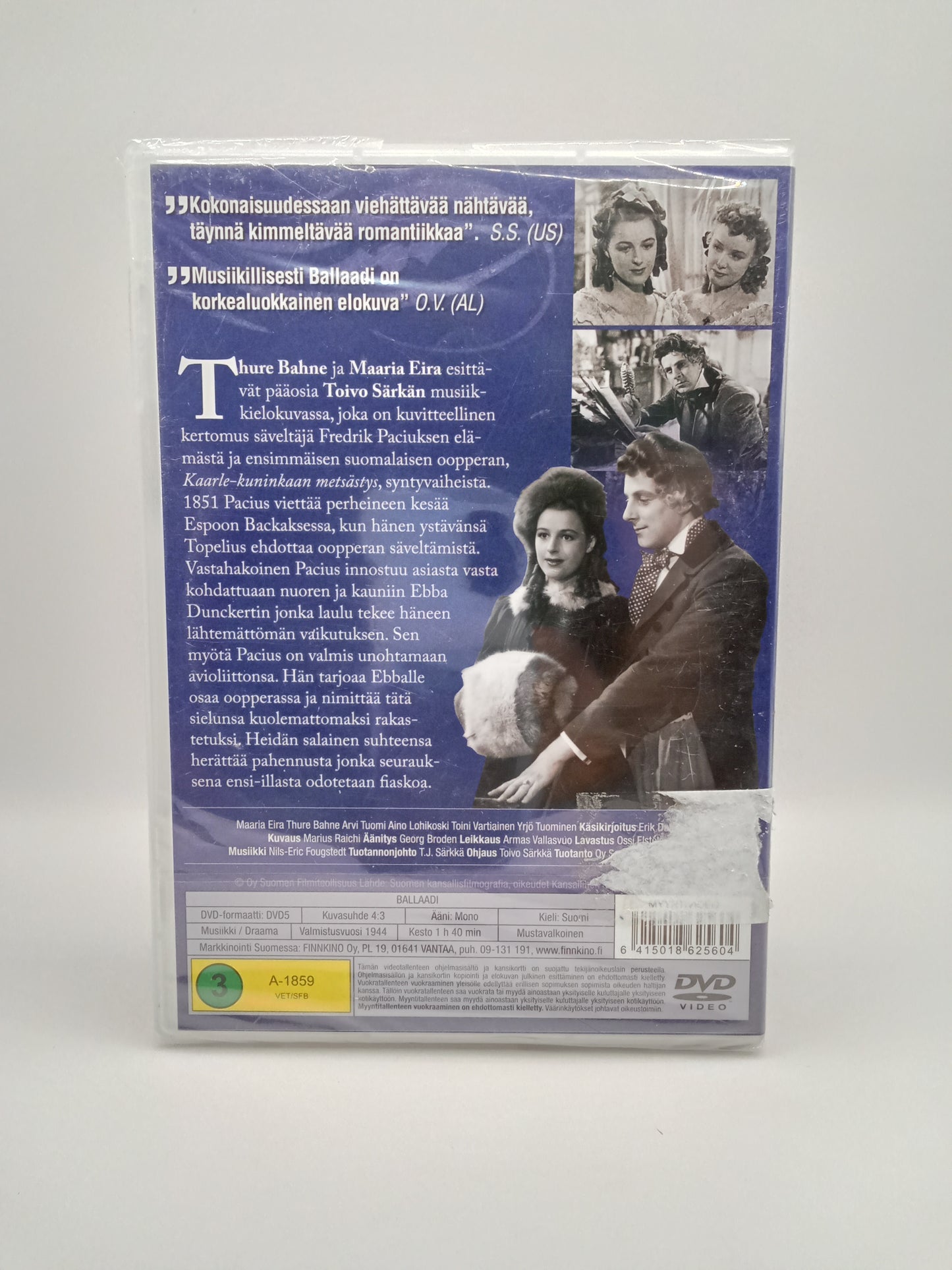 Suomen Filmiteollisuus – Ballaadi (Alkuperäisissä muoveissa)