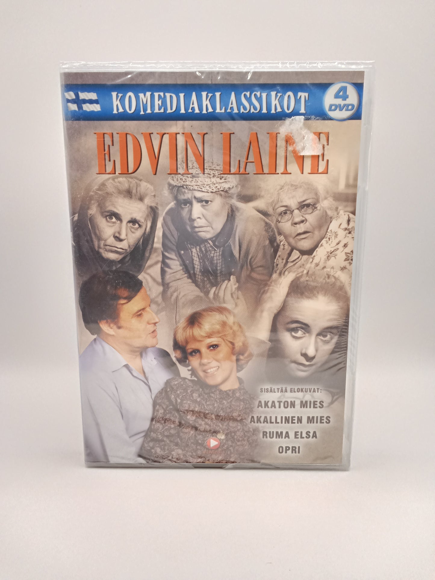 Komedieklassikere 4DVD – Edvin Laine (I originalemballasjen)