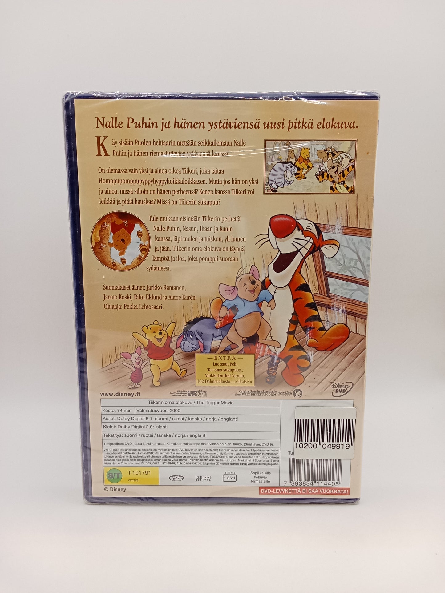 Walt Disney: Tiikerin oma elokuva (Alkuperäisissä muoveissa)