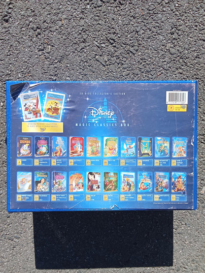 Disney Magic Classics Box (20 Disneyklassiker / 20 Disney Classics) DVD (I originalförpackning)