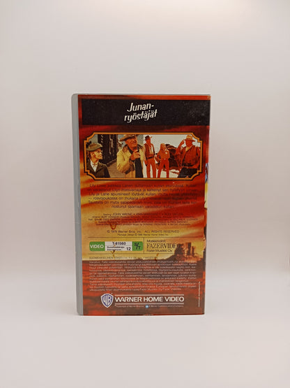 (VHS-kasetti) John Wayne – Junanryöstäjät / The Train Robbers