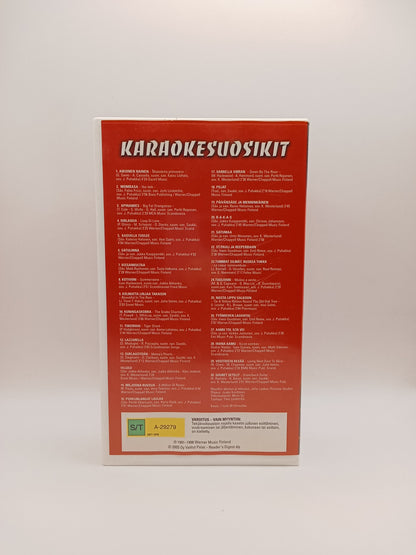 (VHS-kasetti) Listojen 30 huippua: Karaoke suosikit