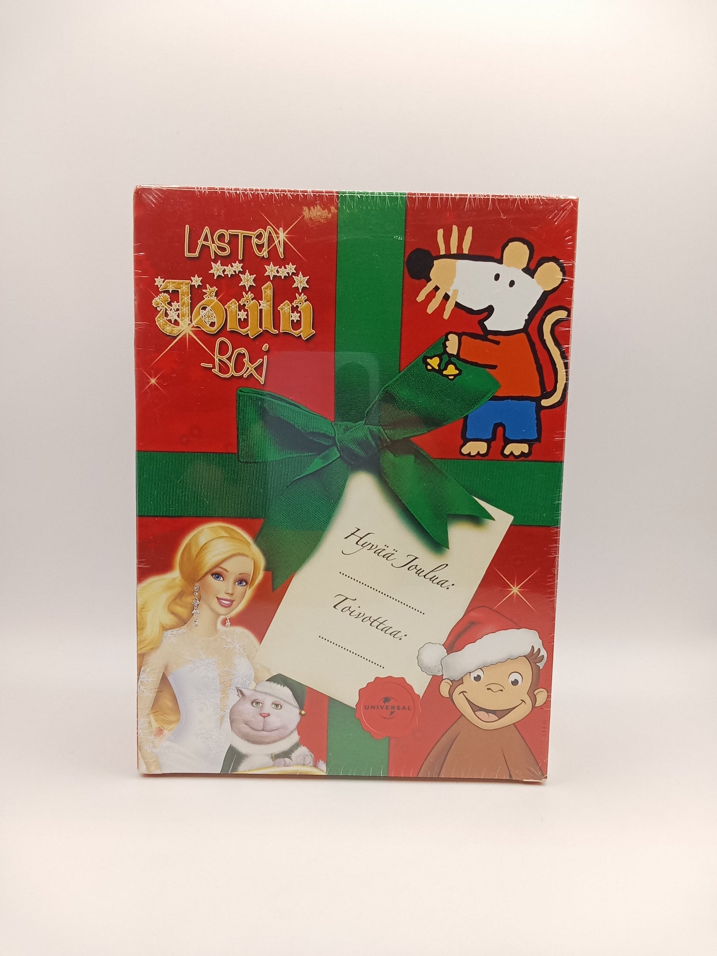Lasten joulu-boksi: Naughty List, Barbie Joulutarina, Utelias Vili / Christmas Triple Feature (Alkuperäisissä muoveissa)