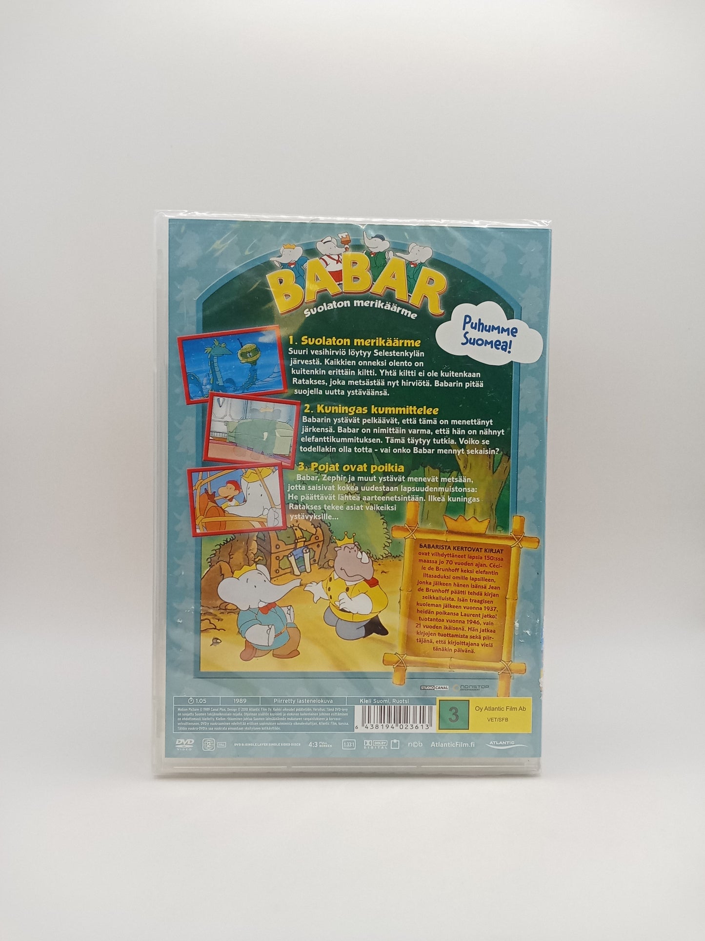 Babar - Suolaton merikäärme / Babar: The Tale of Bad Babar / Salty Sea Serpent (Alkuperäisissä muoveissa)