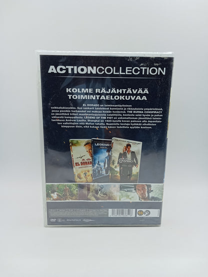 Action Collection: El Dorado, Legend of the Fist, The Burma Conspiracy (Alkuperäisissä muoveissa)