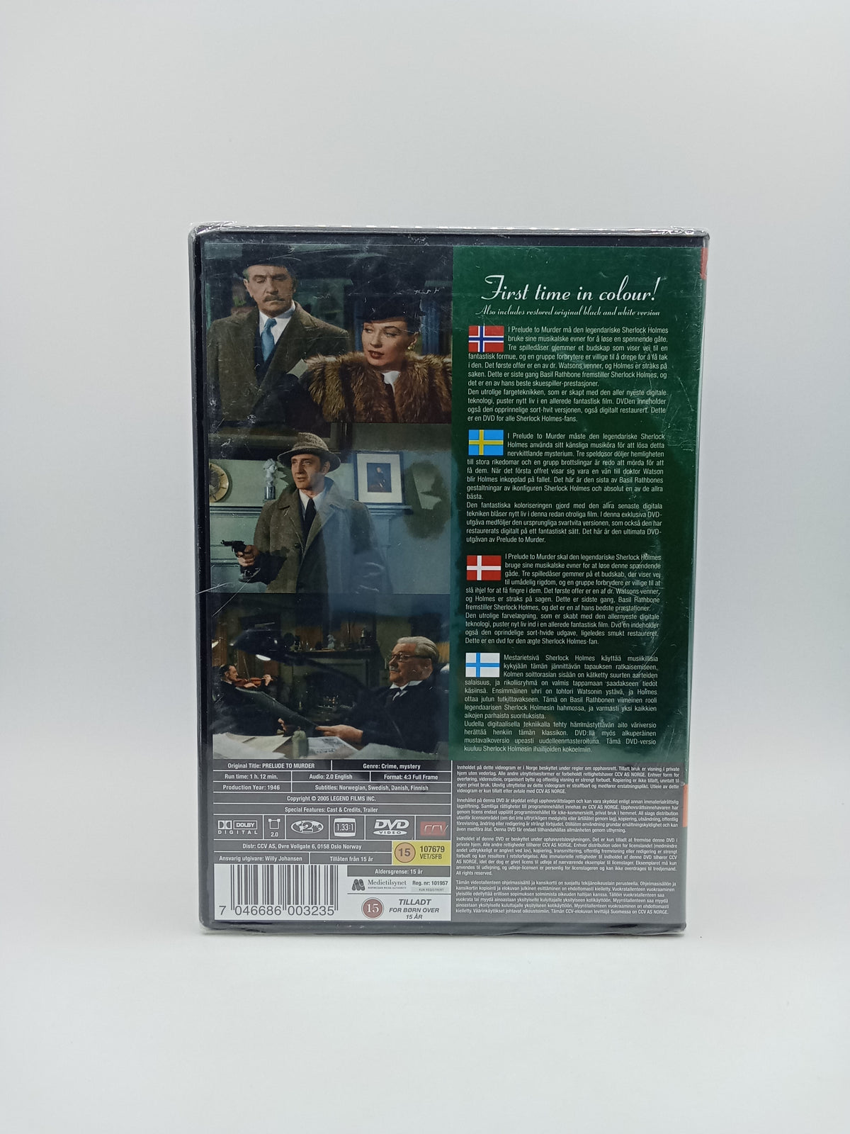 Sherlock Holmes: Prelude to Murder (Alkuperäisissä muoveissa)