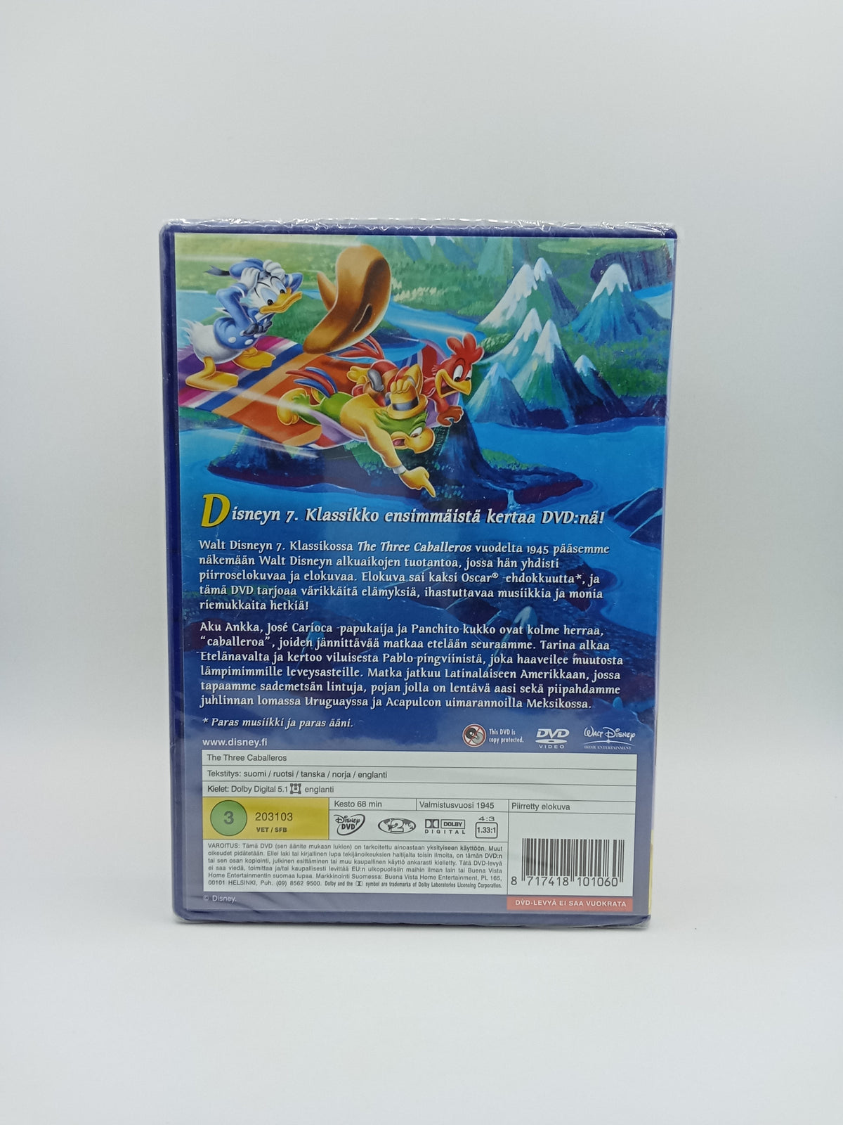 Walt Disney: The Three Caballeros (Alkuperäisissä muoveissa)