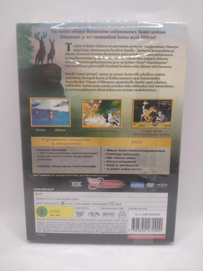 Walt Disney Klassikko: Bambi – 2-levyinen juhlajulkaisu (Alkuperäisissä muoveissa)