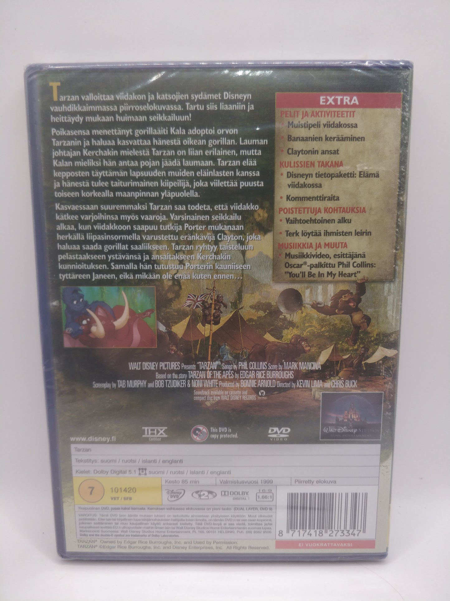 Walt Disney Klassikko: Tarzan (Alkuperäisissä muoveissa)