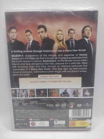 Heroes - Kausi 4 (Alkuperäisissä muoveissa)