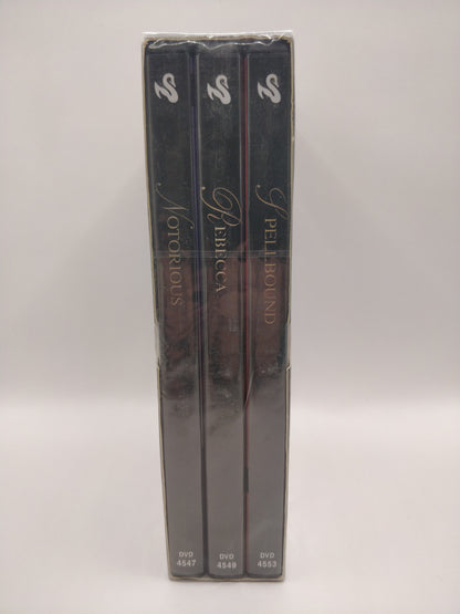 Rebecca 1940 - Spellbound 1945 - Notorious 1946 (In original plastic)