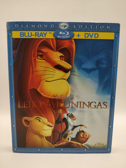 Leijonakuningas Blu-ray + DVD (Alkuperäisissä muoveissa)