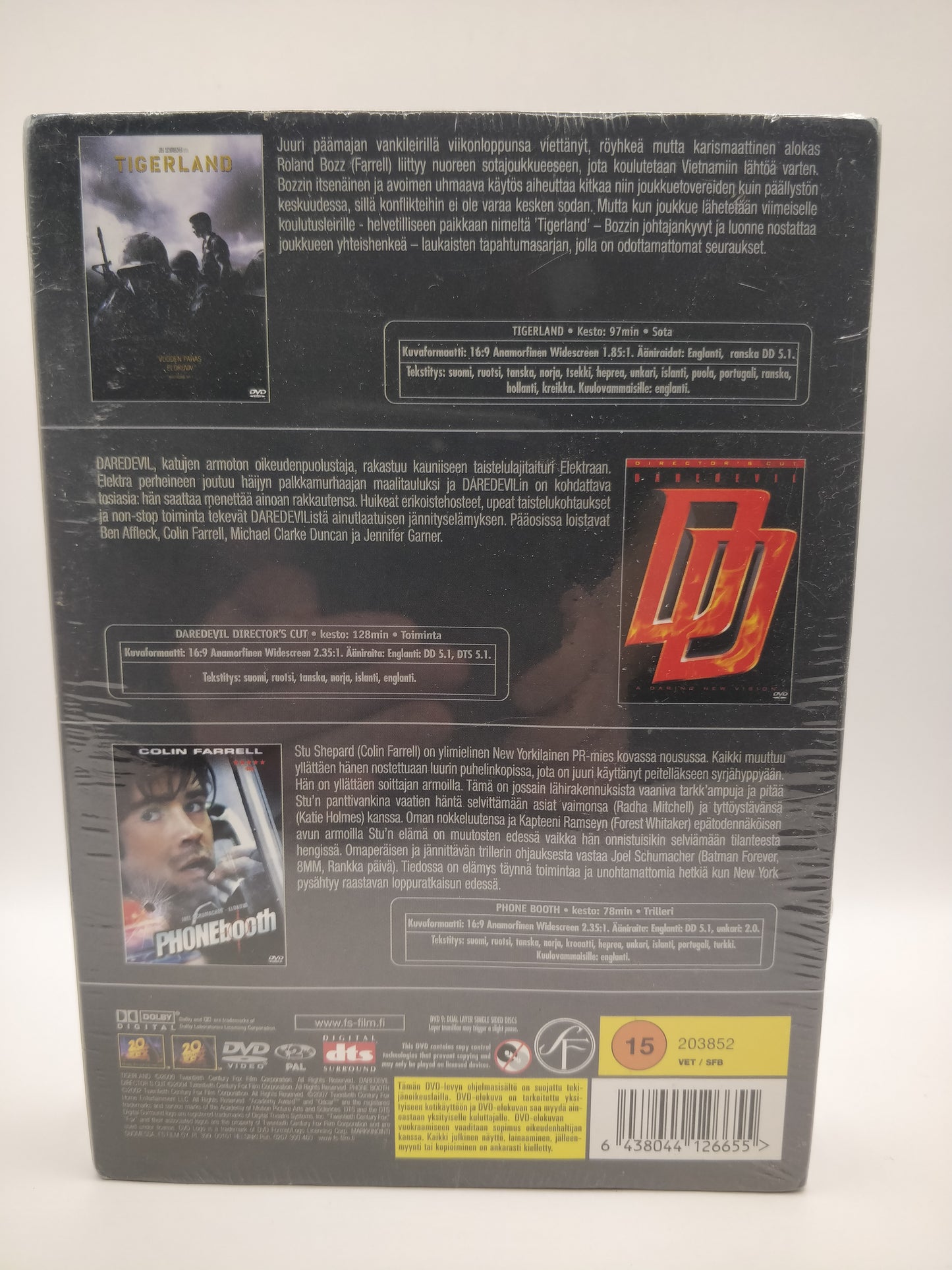 Colin Farrel collection (Alkuperäisissä muoveissa)