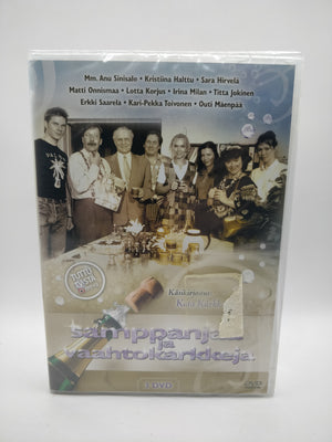 Samppanjaa ja vaahtokarkkeja, 3 DVD:tä (alkuperäisissä muoveissa)
