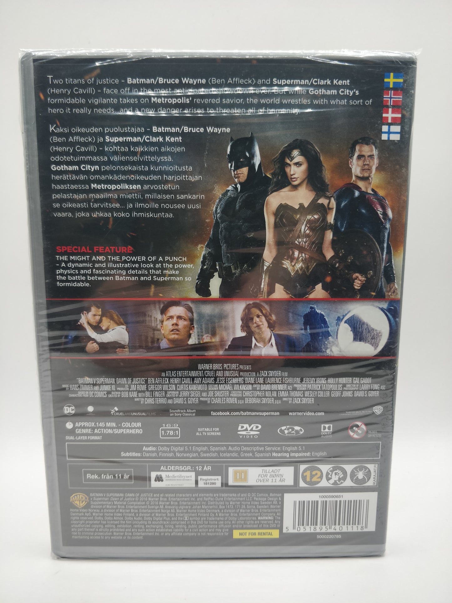 Batman v Superman - Dawn of justice (Alkuperäisissä muoveissa)