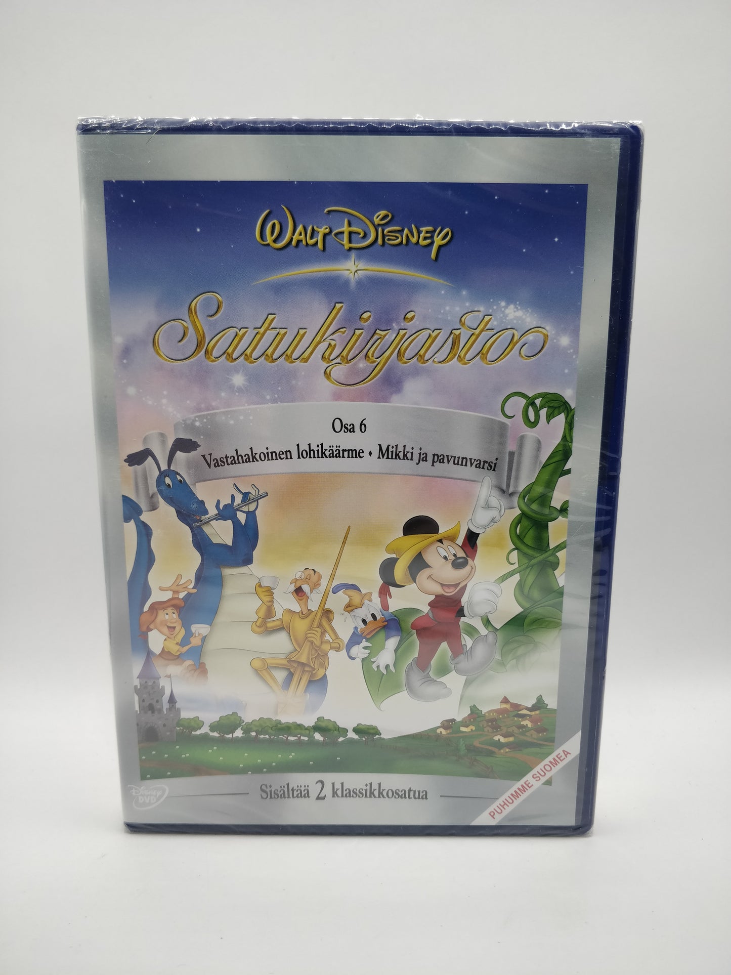 Fairy Tale Library - Part 6. The Reluctant Dragon - Mickey and the Beanstalk (In Original Plastics)