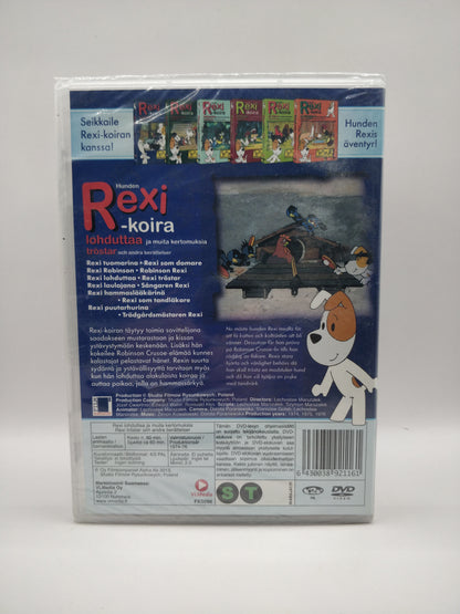 Rexi-koira (Alkuperäisissä muoveissa)