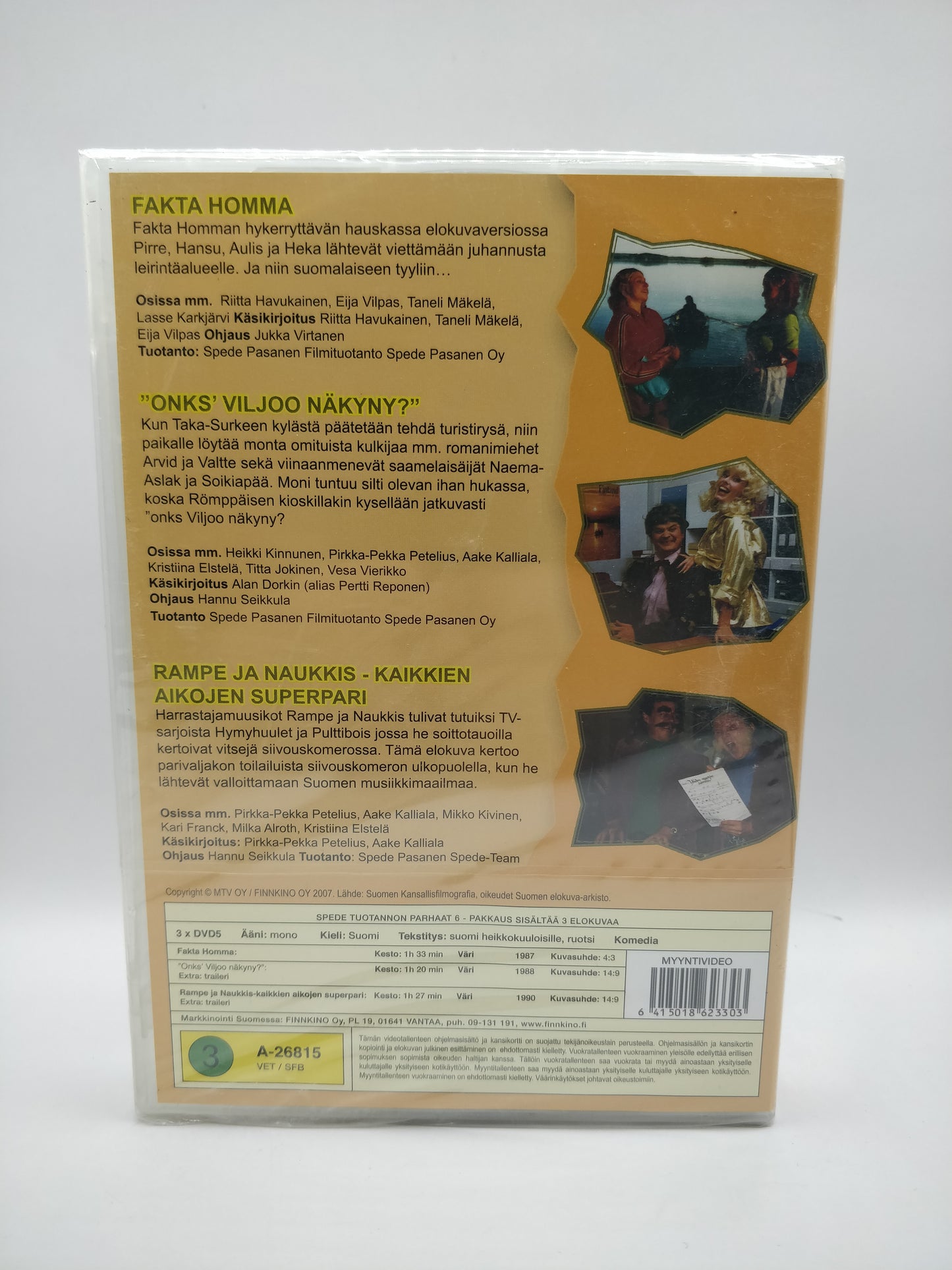 Spede tuotannon parhaat 6 (Alkuperäisissä muoveissa)