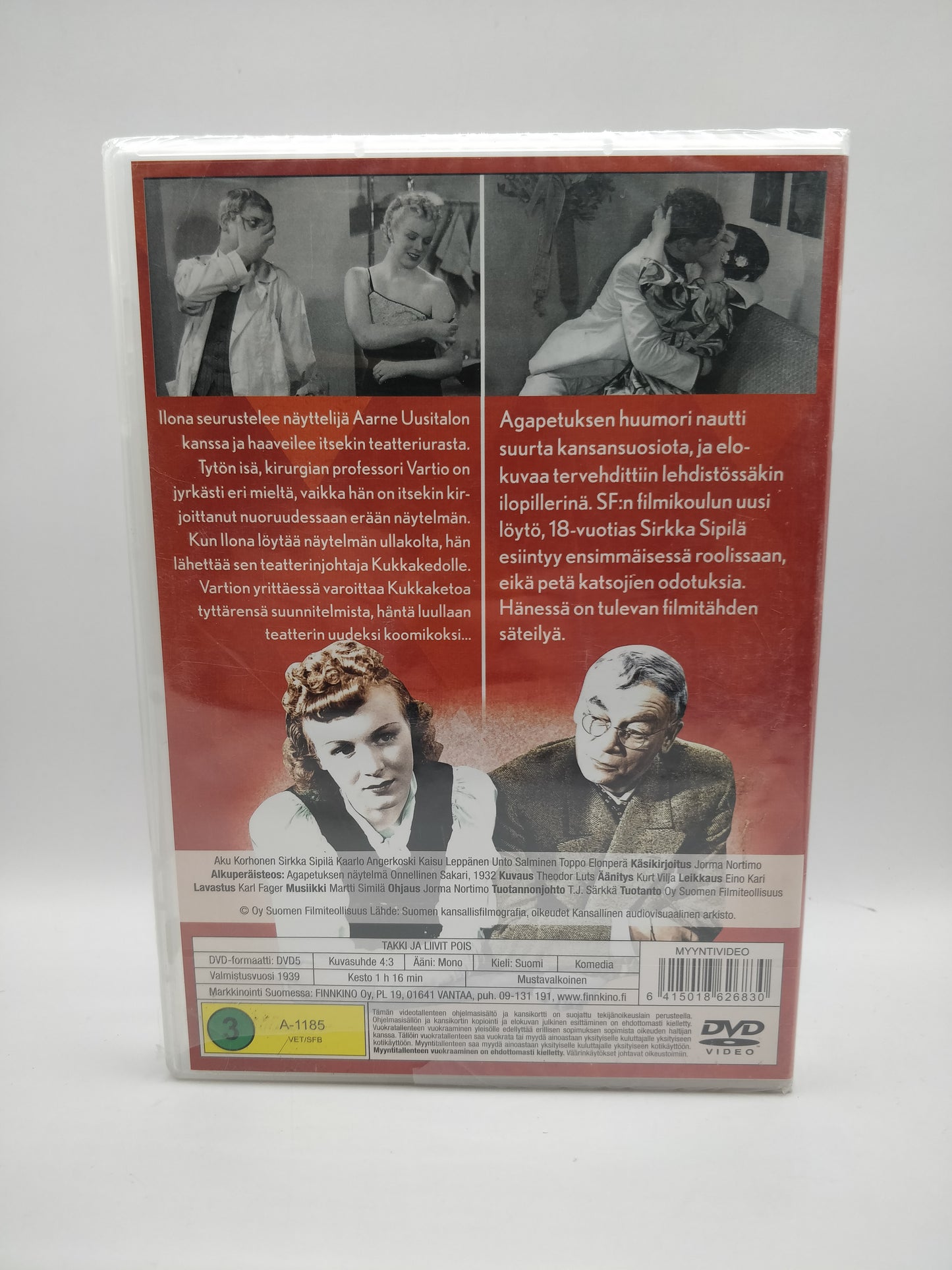 Suomen Filmiteollisuus - Takki Ja Liivit Pois (Alkuperäisissä muoveissa)