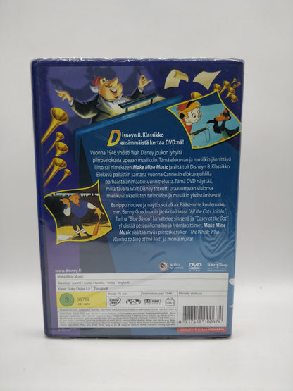 Walt Disney Klassikot - Make mine music (Alkuperäisissä muoveissa)