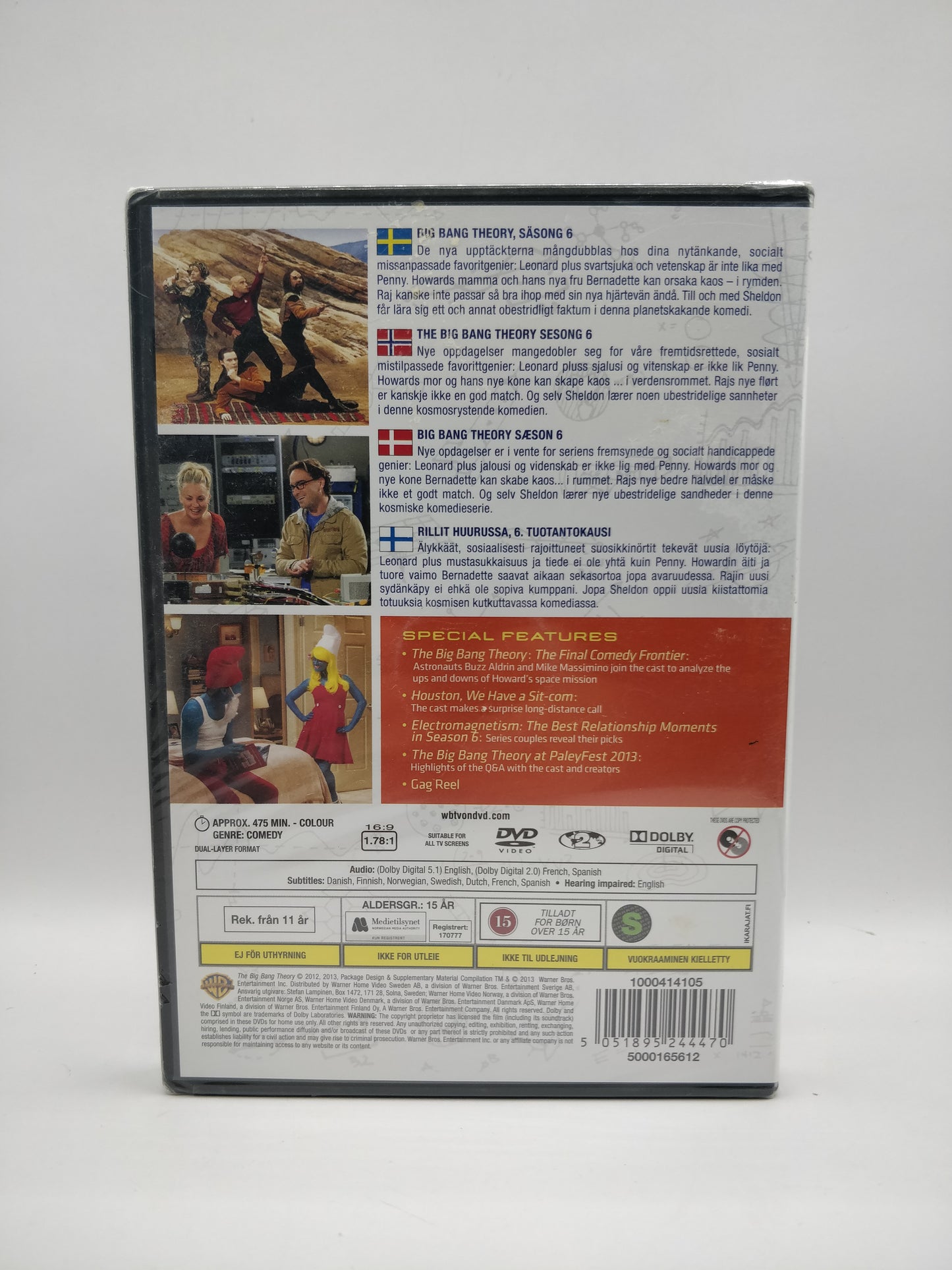 The big Bang theory - Kausi 6 (Alkuperäisissä muoveissa)