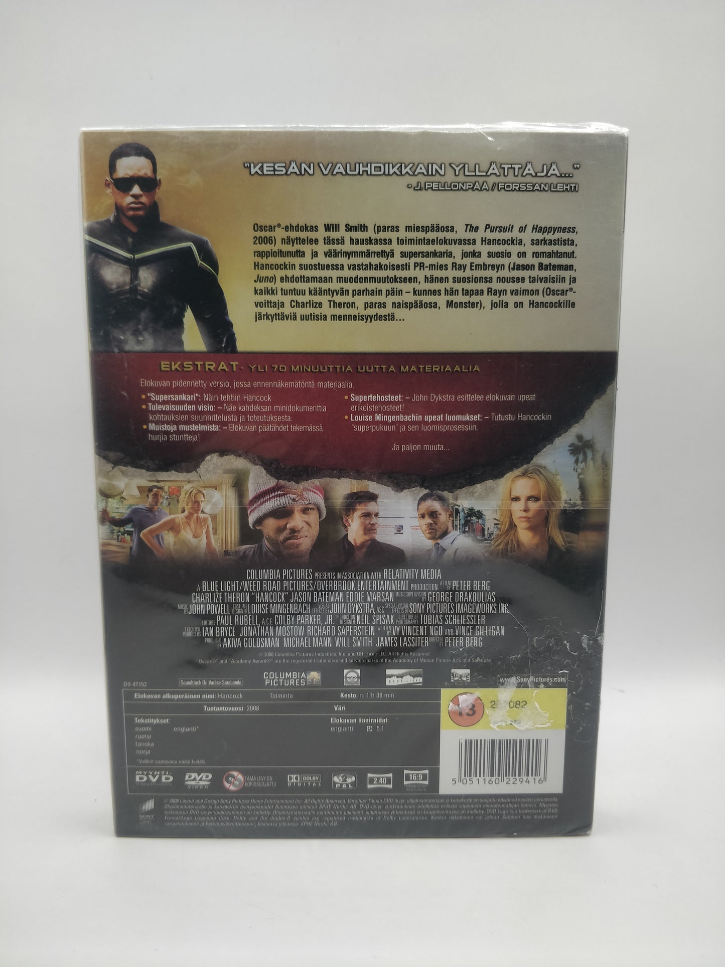 Hancock - Ei mikään tavallinen supersankari (Alkuperäisissä muoveissa)