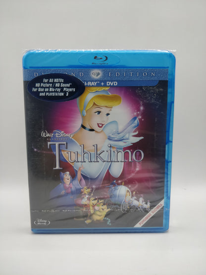 Walt Disney Klassikot - Tuhkimo, Blu-ray (Alkuperäisissä muoveissa)