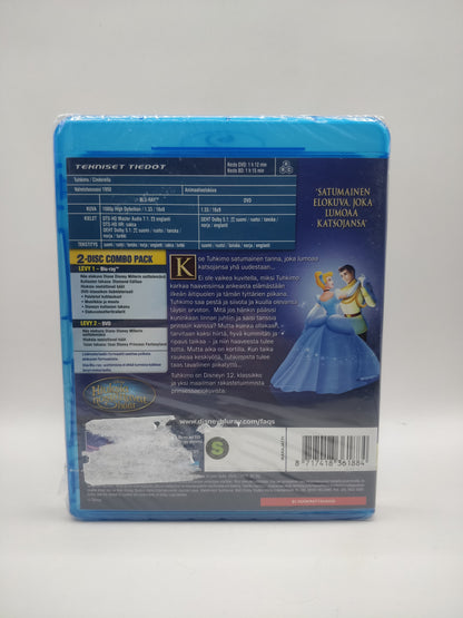 Walt Disney Klassikot - Tuhkimo, Blu-ray (Alkuperäisissä muoveissa)
