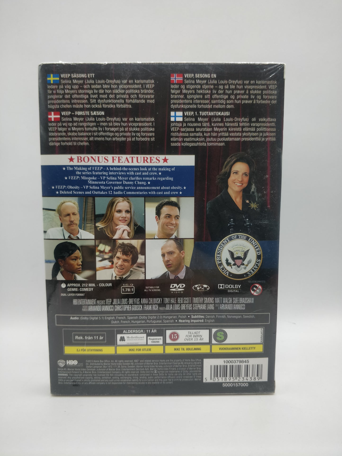 Veep - Kausi 1 (Alkuperäisissä muoveissa)