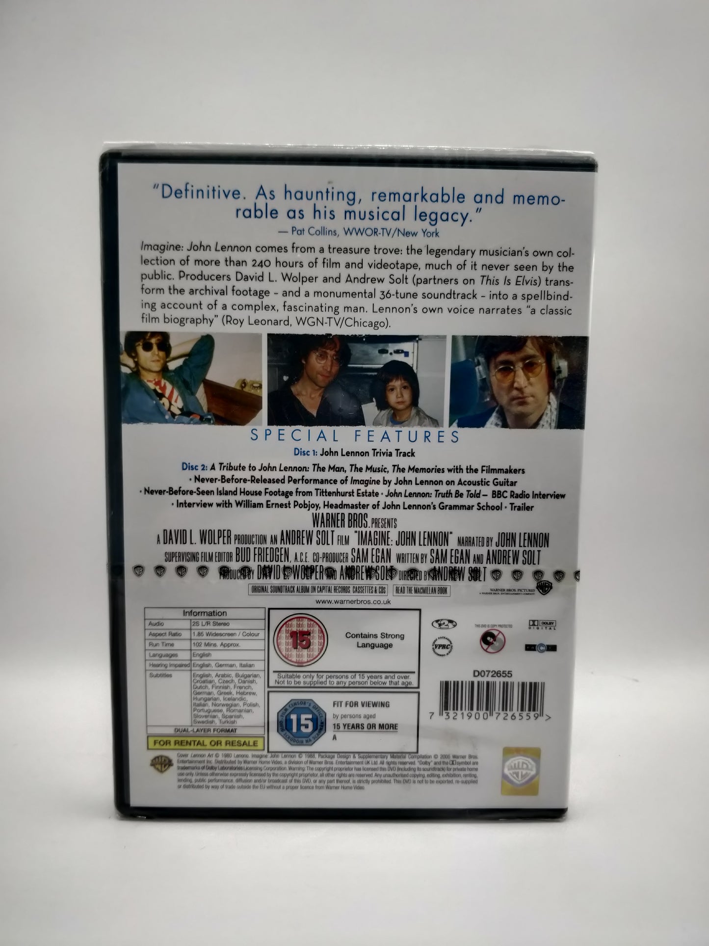 Imagine - John Lennon (Alkuperäisissä muoveissa)