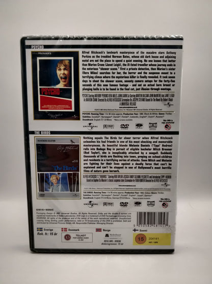 Psycho/The Birds - 2 Elokuvan DVD (Alkuperäisissä muoveissa)