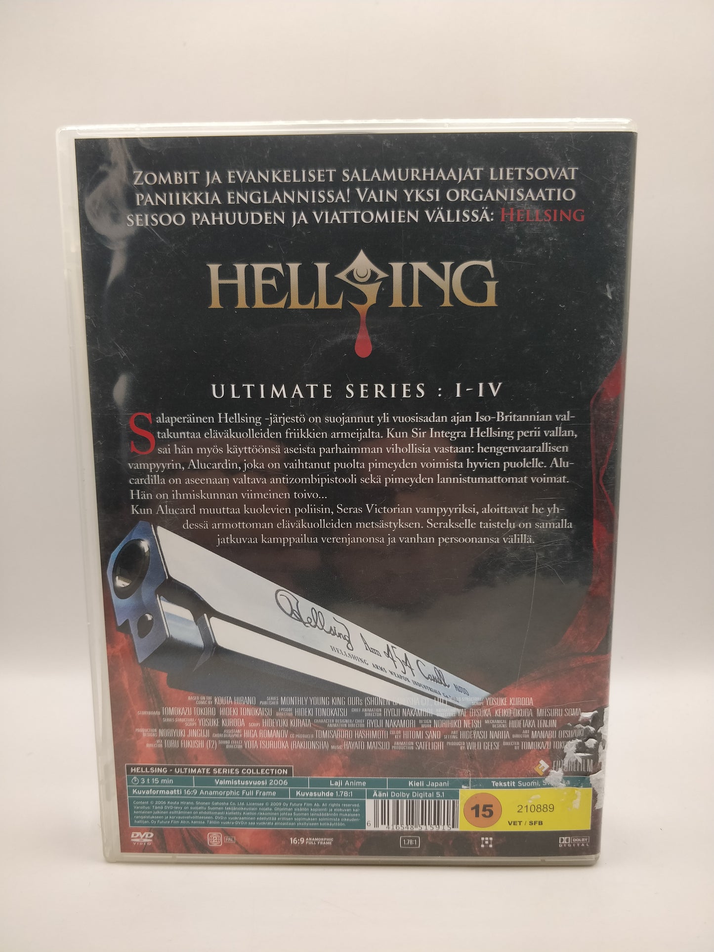 Hellsing 4 levyä (Second Hand)