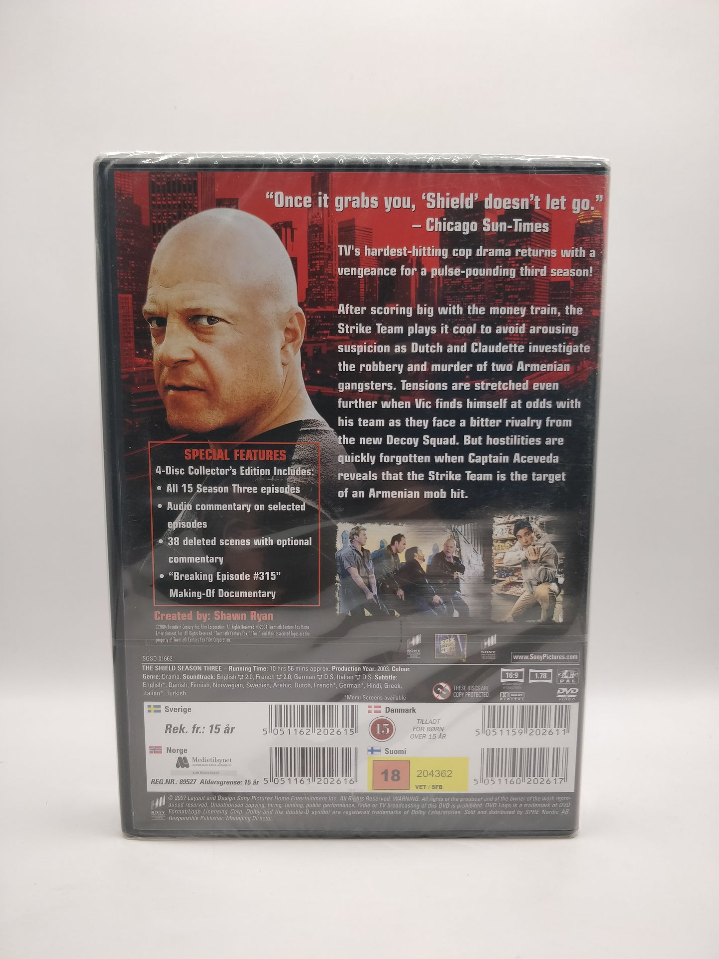 The Shield - Kausi 3 (Alkuperäisissä muoveissa)