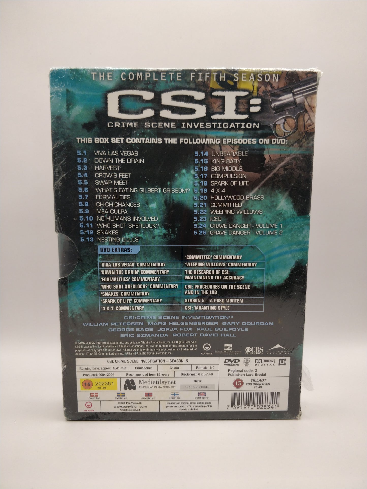 CSI - Kausi 5 (Alkuperäisissä muoveissa)