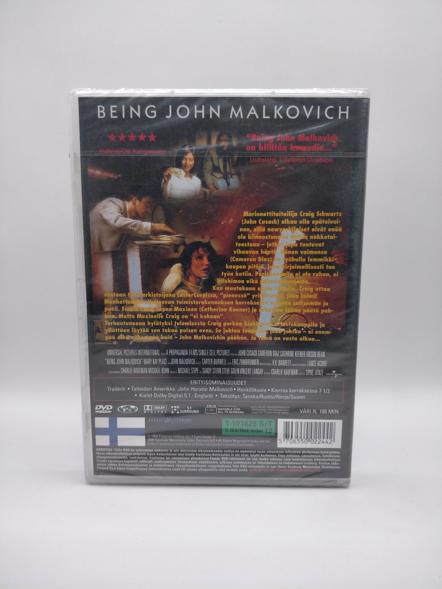 Being John Malkovich (Alkuperäisissä muoveissa)