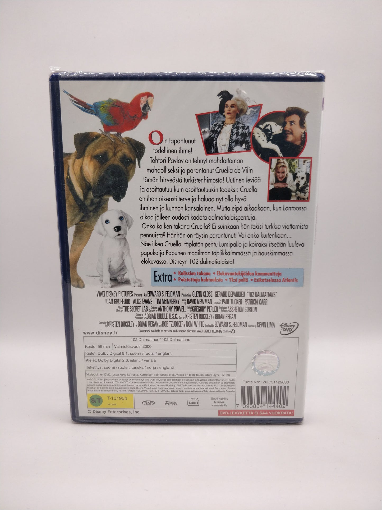 102 Dalmatialaista / 102 Dalmatians (Alkuperäisissä muoveissa)