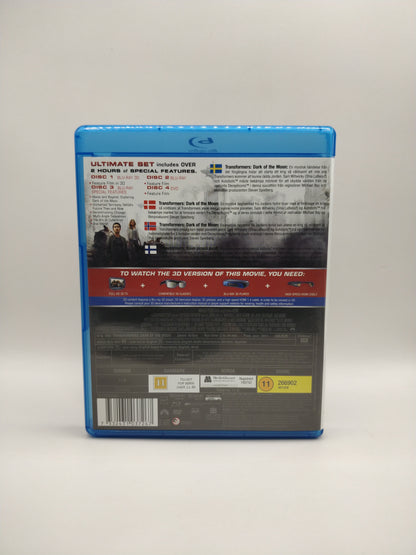 Transformers: Kuun pimeä puoli (3D + 2D Blu-ray) / Transformers: Dark of the Moon 3D (Second Hand)
