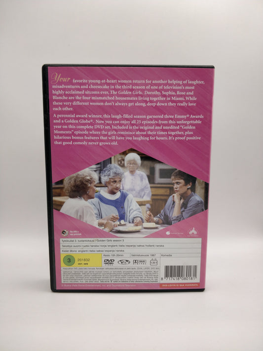 Tyttökullat – Kausi 3 / The Golden Girls Season 3 (Second Hand)